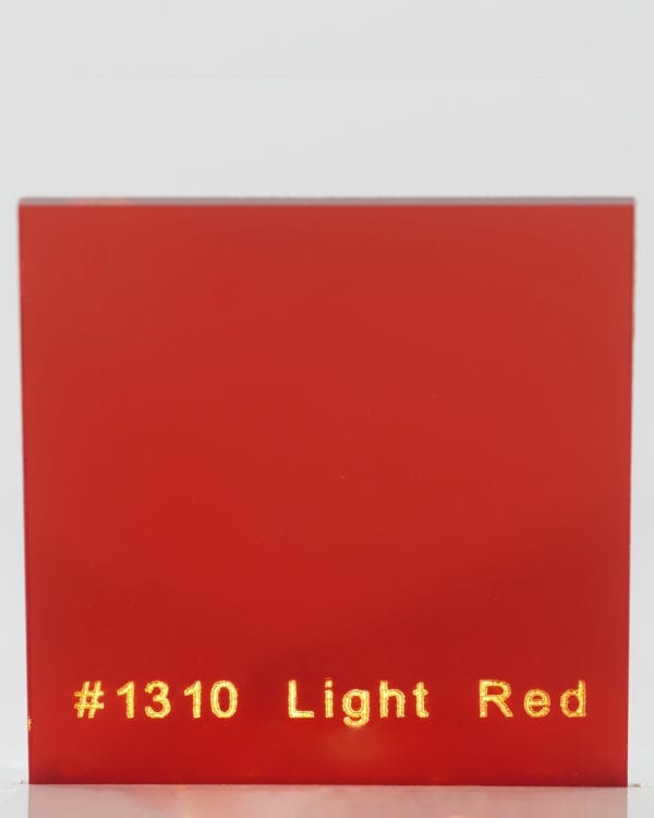 RED TRANSPARENT 1310 ACRYLIC SHEET