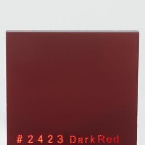 Dark Red - Acrylic Spectra Mirror 